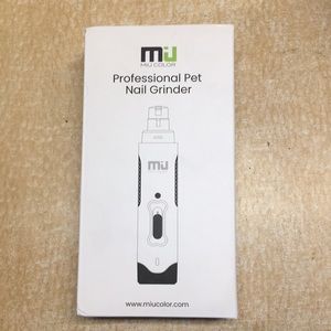 MIU Color professional pet nail grinder. NIB